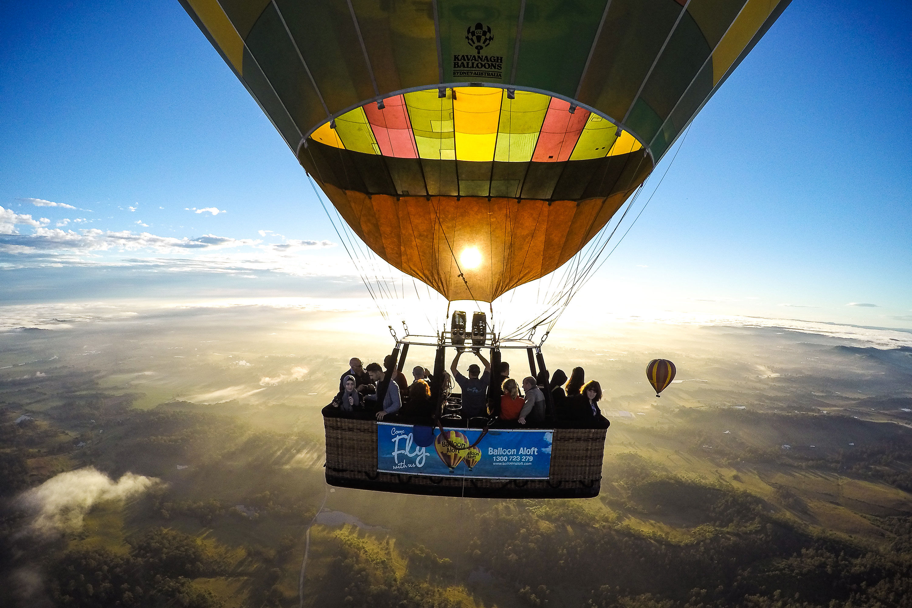 hot air balloon australia