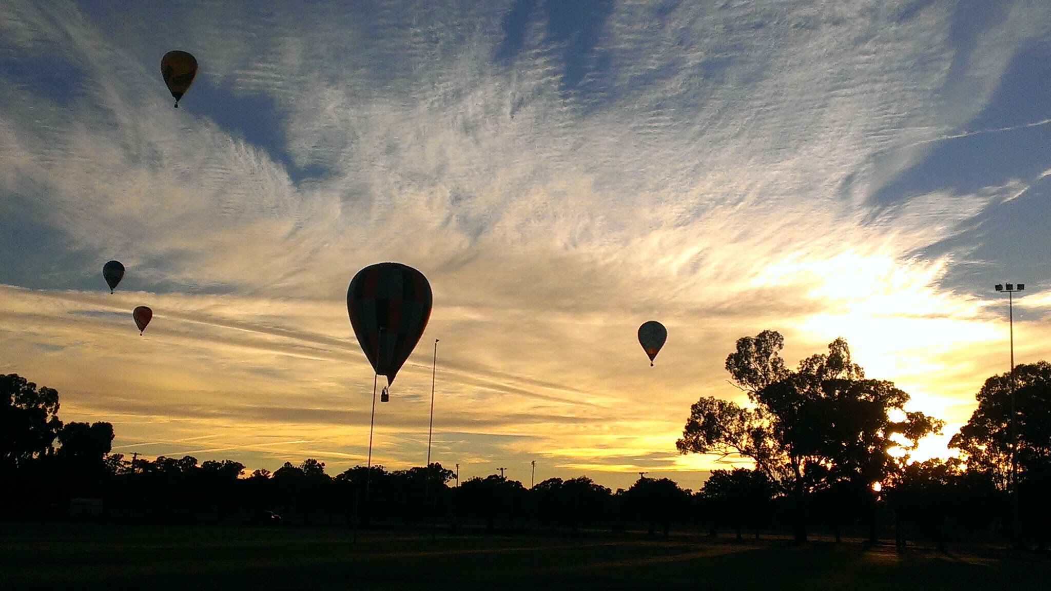 hot air balloon for two