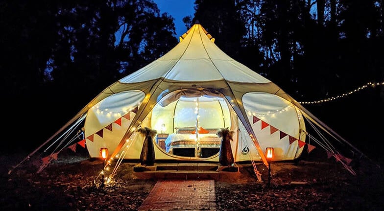 2 Night Perth Hills Luxury Glamping Getaway - For 2