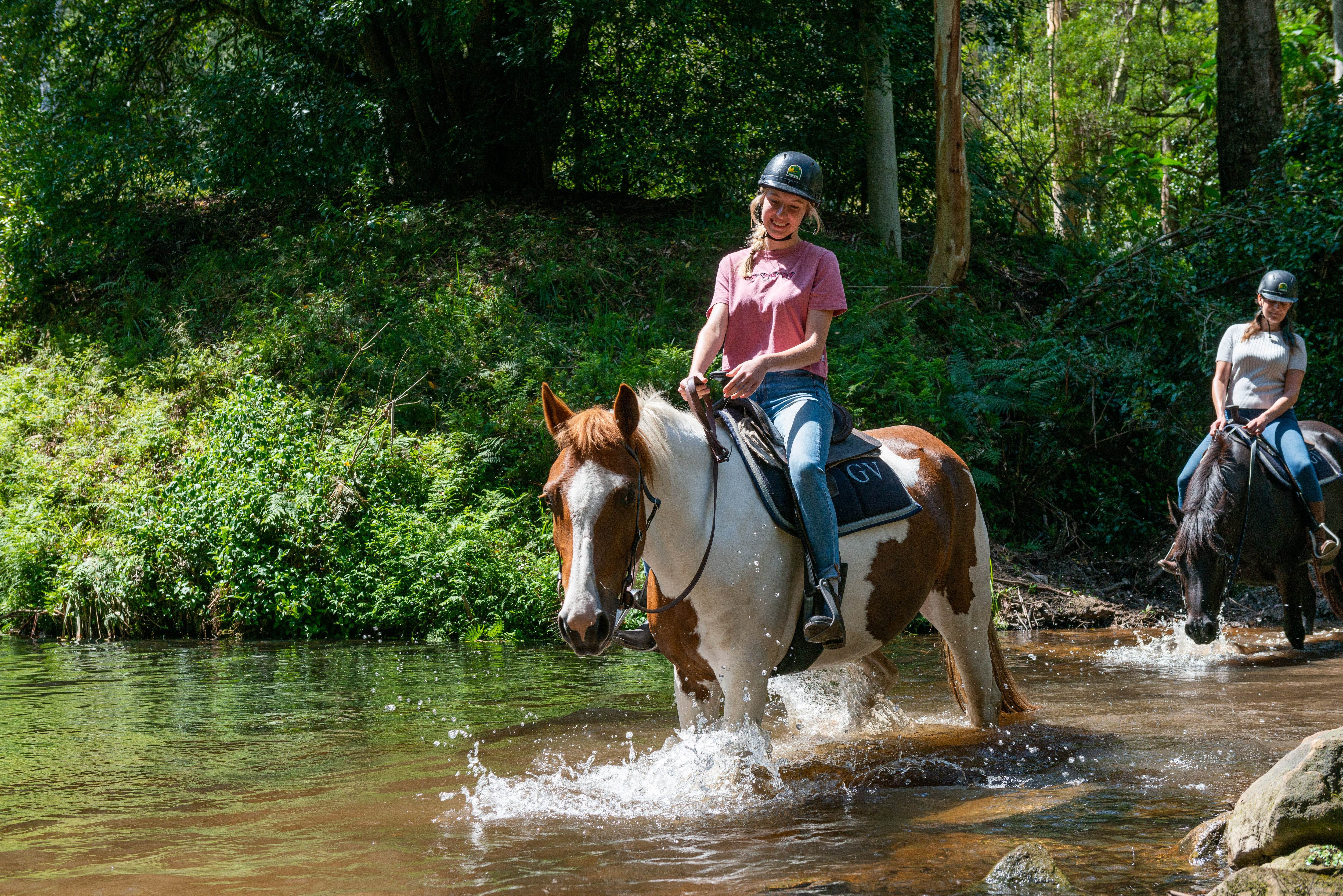 Horse riding and sales camping