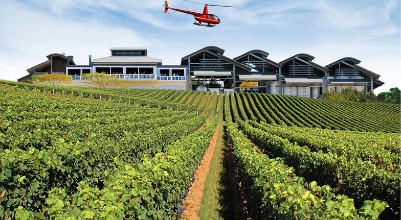 Helicopter Flight and Visit to Sirromet Winery - For up to 3