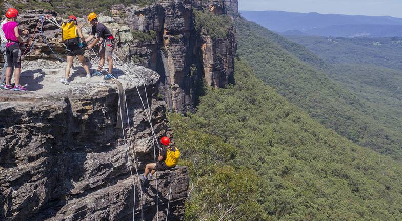 Abseiling and Lunch in the Blue Mountains