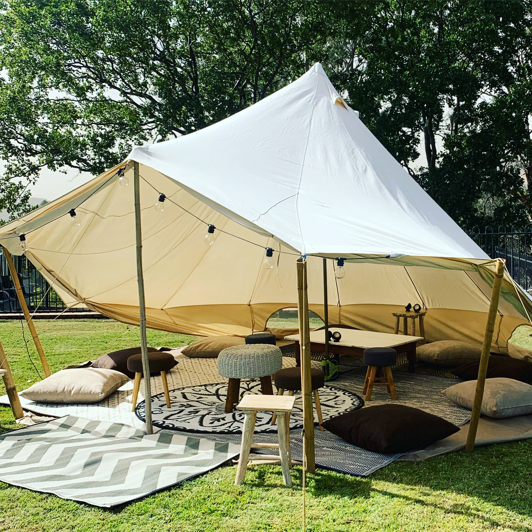 2 Night Family Glamping Tent Hire For up to 5