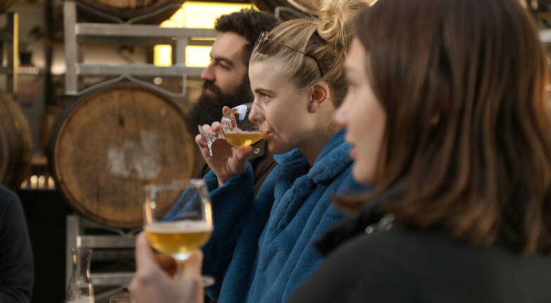 Brewery Tour with Tasting Paddle and Takeaway Pack