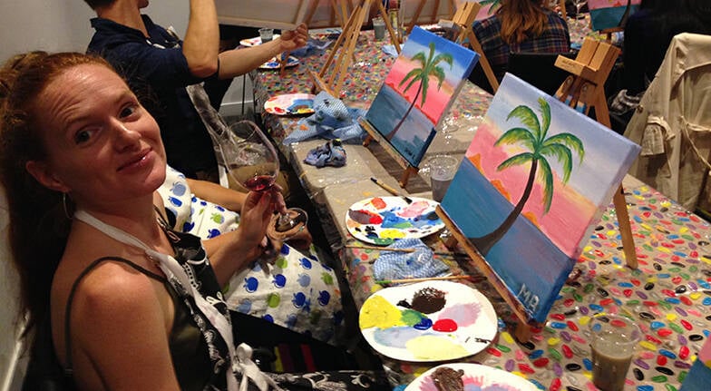 Paint and Sip Class - 90 Minutes